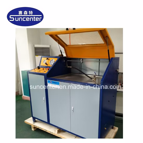 Suncenter Manual Control Hydraulic Burst Test Bench Pressure Testing Machine for Hose Tube