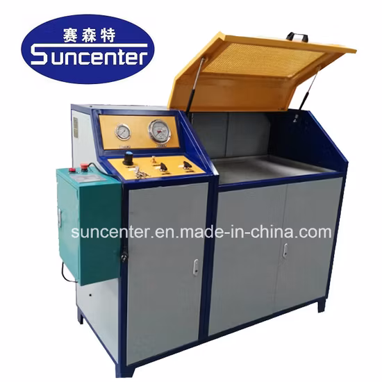 Suncenter Manual Control Hydraulic Burst Test Bench Pressure Testing Machine for Hose Tube