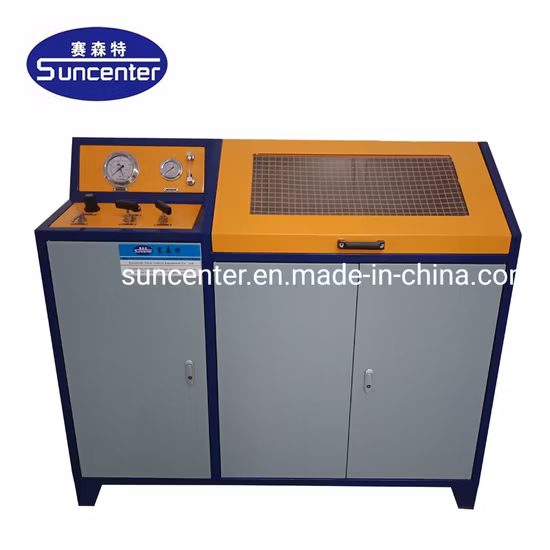 Suncenter Manual Control Hydraulic Burst Test Bench Pressure Testing Machine for Hose Tube